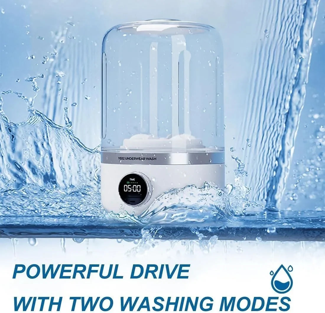 Wireless Portable Mini Washing Machine – 1L Laundry Bucket