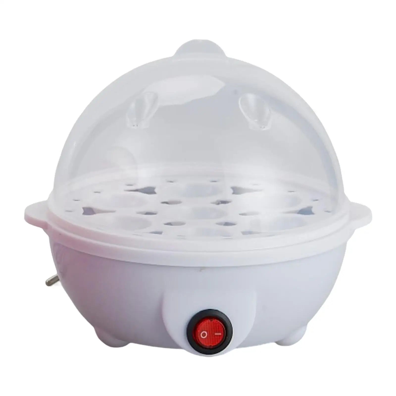 220V Electric Egg Cooker & Steamer – Multifunction Hard-Boiled Egg Boiler with Anti-Slip Base for Vegetables & Food 2025
