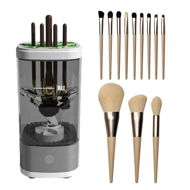 Automatic Electric Makeup Brush Cleaner Quick Dry Cross-Border Beauty Tool Home Use Cosmetic Brush Drying Machine