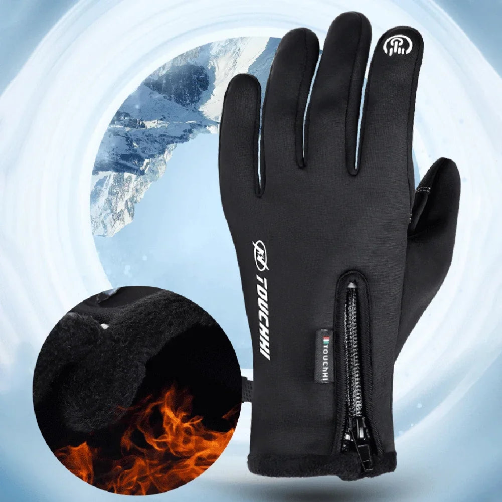 USB Touch Screen Gloves Heated Motorcycle Gloves  Cycling Running Ski  Winter Gloves Hiking Walking Anti-Slip Glove
