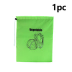 1-4 PCS Insulated Food-Safe Storage Bags Alum Foil Drawstring Pouch for Fridge Travel & Outdoor  Reusable Thermal Eco-Friendly