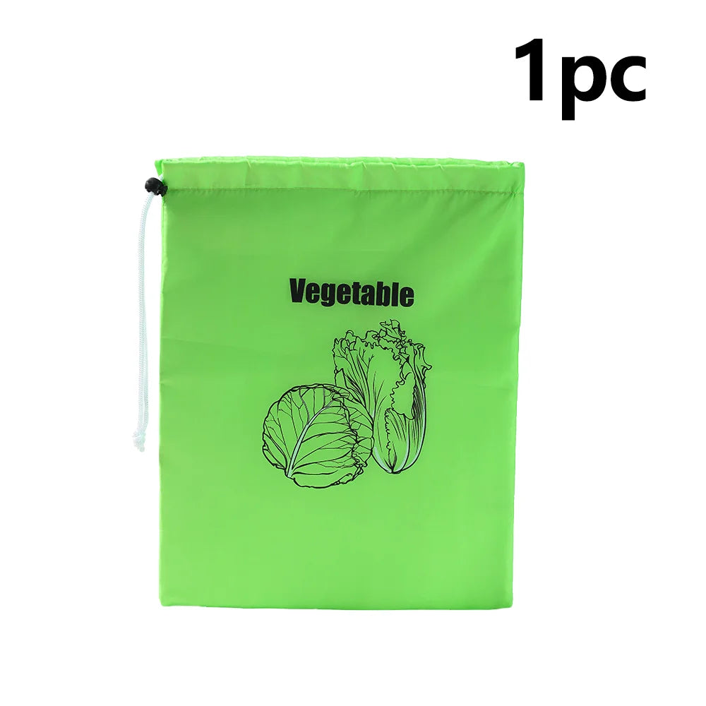 1-4 PCS Insulated Food-Safe Storage Bags Alum Foil Drawstring Pouch for Fridge Travel & Outdoor  Reusable Thermal Eco-Friendly