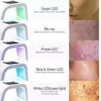 7 Color LED Facial Spa Device Skin Rejuvenation Light Photodynamic LED Mask for Beauty Skin Care Equipment