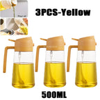 2in1 Kitchen Spray Oil Dispenser 500ml Oil  Sprayer Polisher for Air Fryer Salad Grilling Roasting Cooking Kitchen Acceesories