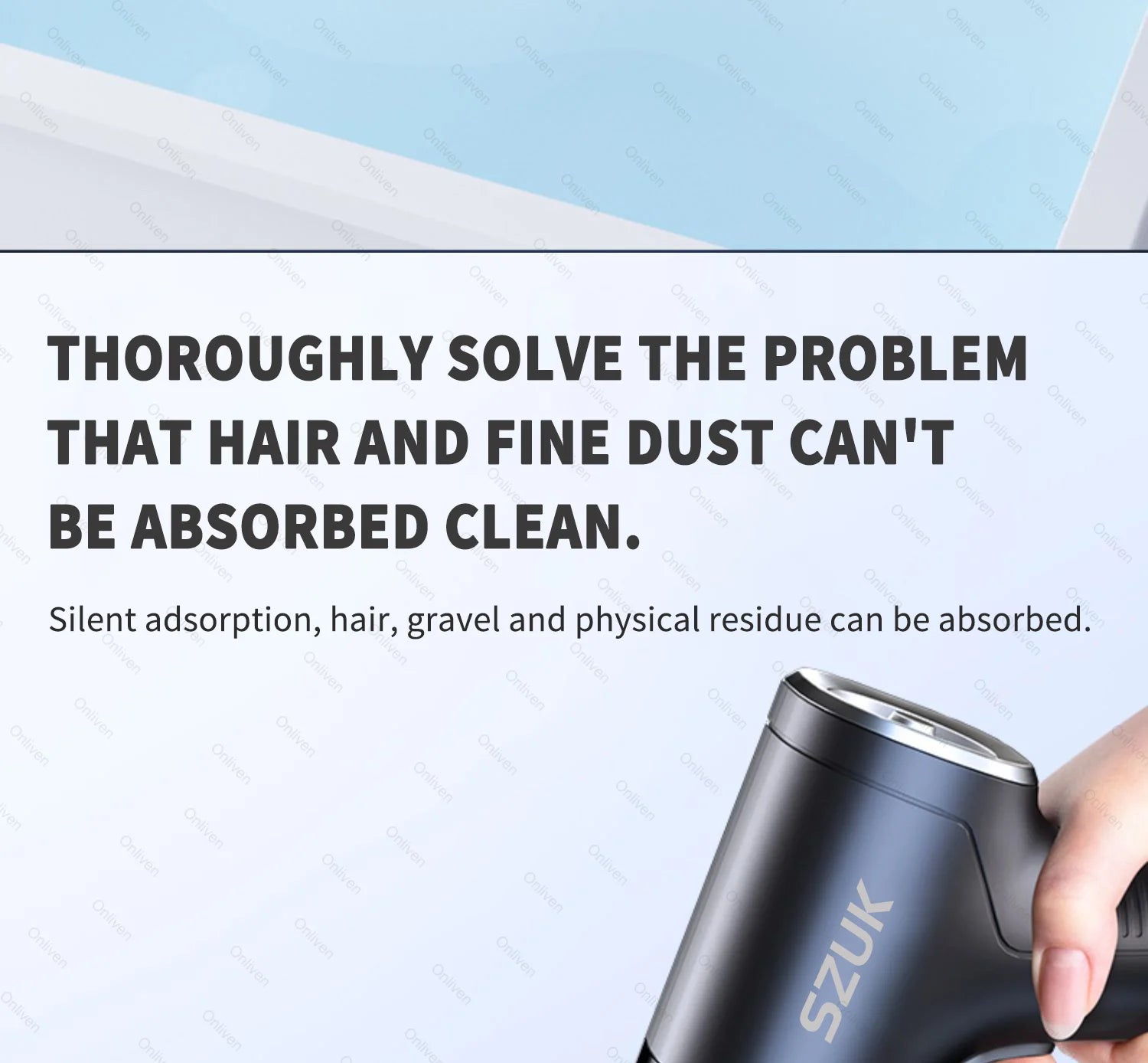 98000PA Wireless Car Vacuum Cleaner – Ultra-Powerful Mini Handheld with USB Charging & Wet/Dry Cleaning
