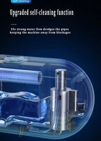 450ML Touchless Wall-Mounted Intelligent Induction Automatic Senor Soap Dispenser Electric Rechargeable Sanitizer Wash Machine