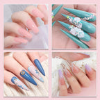 Limegirl Acrylic Powder & Liquid Monomer Nail Art Kit – Crystal Glitter Set