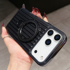 iPhone 17 Series Mag Safe Case – Corrugated Stripe Design | Slim Protective Wireless Charging Cover