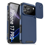 Slide Camera Lens Protection Case for iPhone 17 Series | Durable Shockproof Phone Cover with Lens Guard