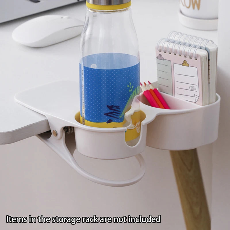 ABS Cup Holder Automotive Creativity Table Side Water Cup Holder Office Desk Computer Desk Fixed Cup Holder