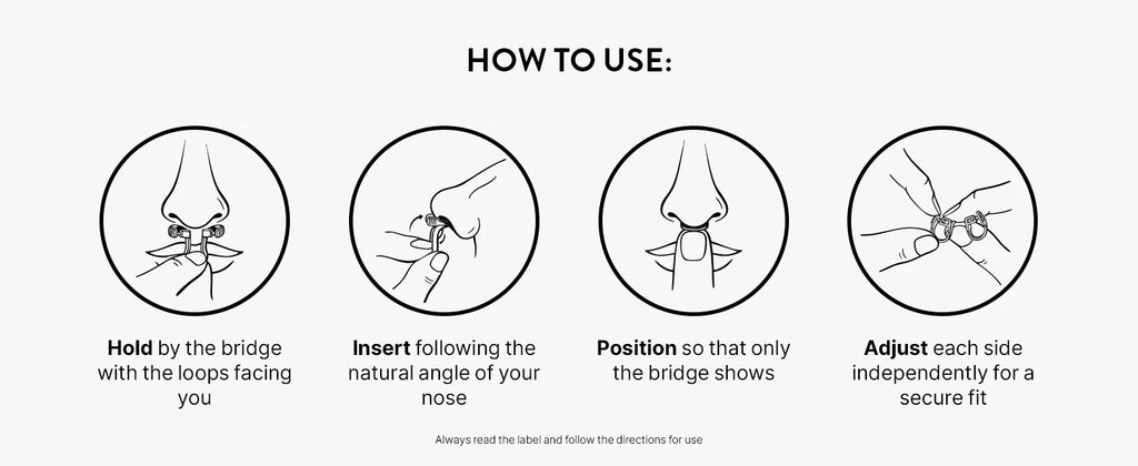 3 sizes Stop Snoring Device Silicone Elastic Nose Clip Anti-Snoring Supplies Nasal Dilator for Better Sleep & Improved Airflow