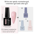 MEET ACROSS 6PCS Cat Magnetic Gel Polish Set with Magnetic Stick & Box