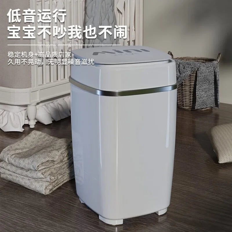 Small washing machine mini elution integrated semi-automatic in household dormitory  home appliance portable washing machine