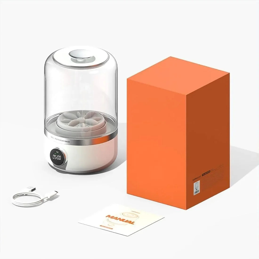 Wireless Portable Mini Washing Machine – 1L Laundry Bucket