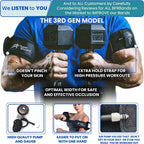 BFR fitness training blood flow restriction band, compression training band, pressure display, compression band
