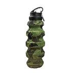 Food-Grade Silicone Folding Water Bottle – Retractable High-Temperature Resistant Sports & Camping Bottle 2025