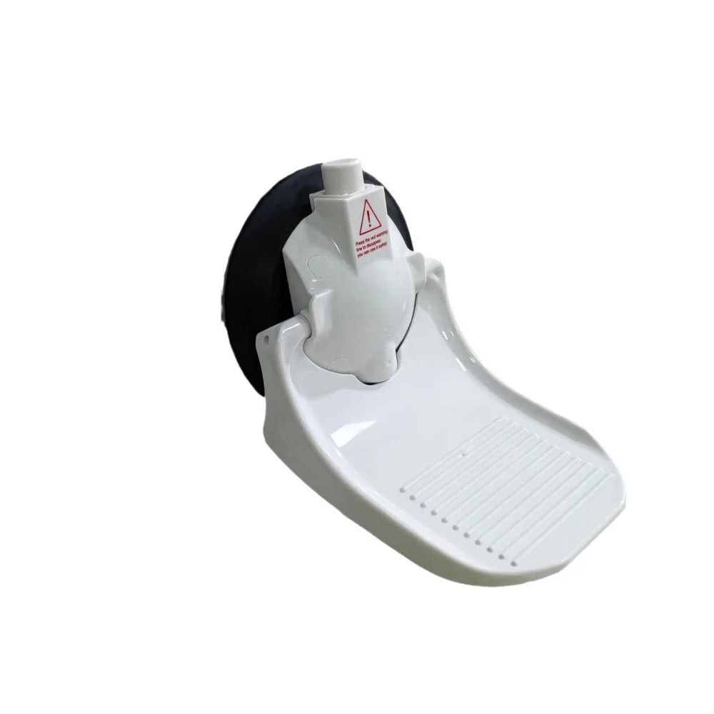 Bathroom suction cup foot pedal new product, bathroom bath foot pedal, home bathroom footstool board, tripod suction cup