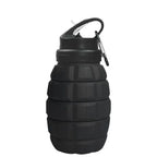 Food-Grade Silicone Folding Water Bottle – Retractable High-Temperature Resistant Sports & Camping Bottle 2025