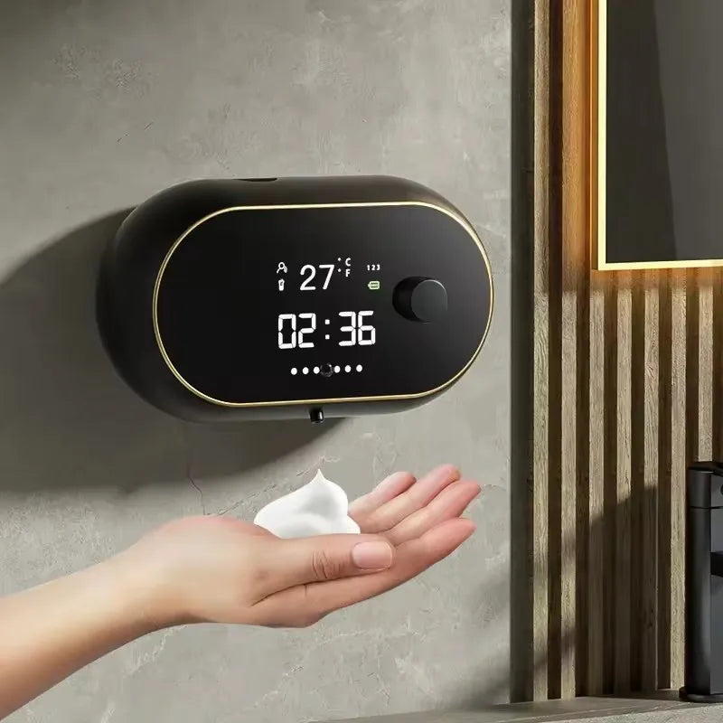 450ML Touchless Wall-Mounted Intelligent Induction Automatic Senor Soap Dispenser Electric Rechargeable Sanitizer Wash Machine