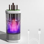Rechargeable Electric Makeup Brush Cleaner – Automatic Cleaning, Quick Drying & UV Disinfection Tool