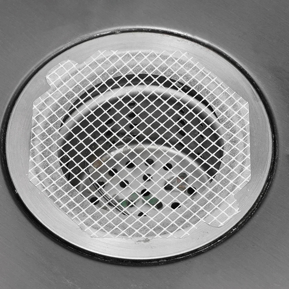 5-20Pcs Disposable Floor Drain Sticker Shower Drain Hair Catcher Cover Sink Strainers Hair Filters Bathtub Mesh Filter Sticker