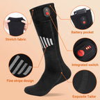 Winter Heated Socks 5000mAh Thermal Socks Women Men Heating Foot Warmer Electric Heating Socks Hiking Ski Warm Outdoor Sports