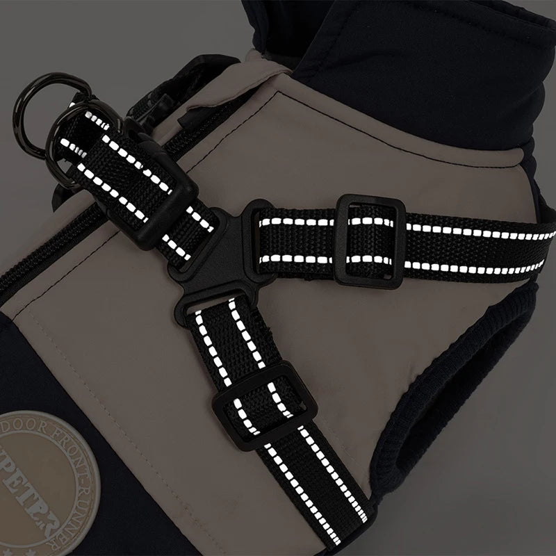 Dog Autumn Winter Warm Cotton Thick Coat Dog Vest Pet Coat Small And Medium-sized Dog Clothes Windproof Vest Clothes for Dog