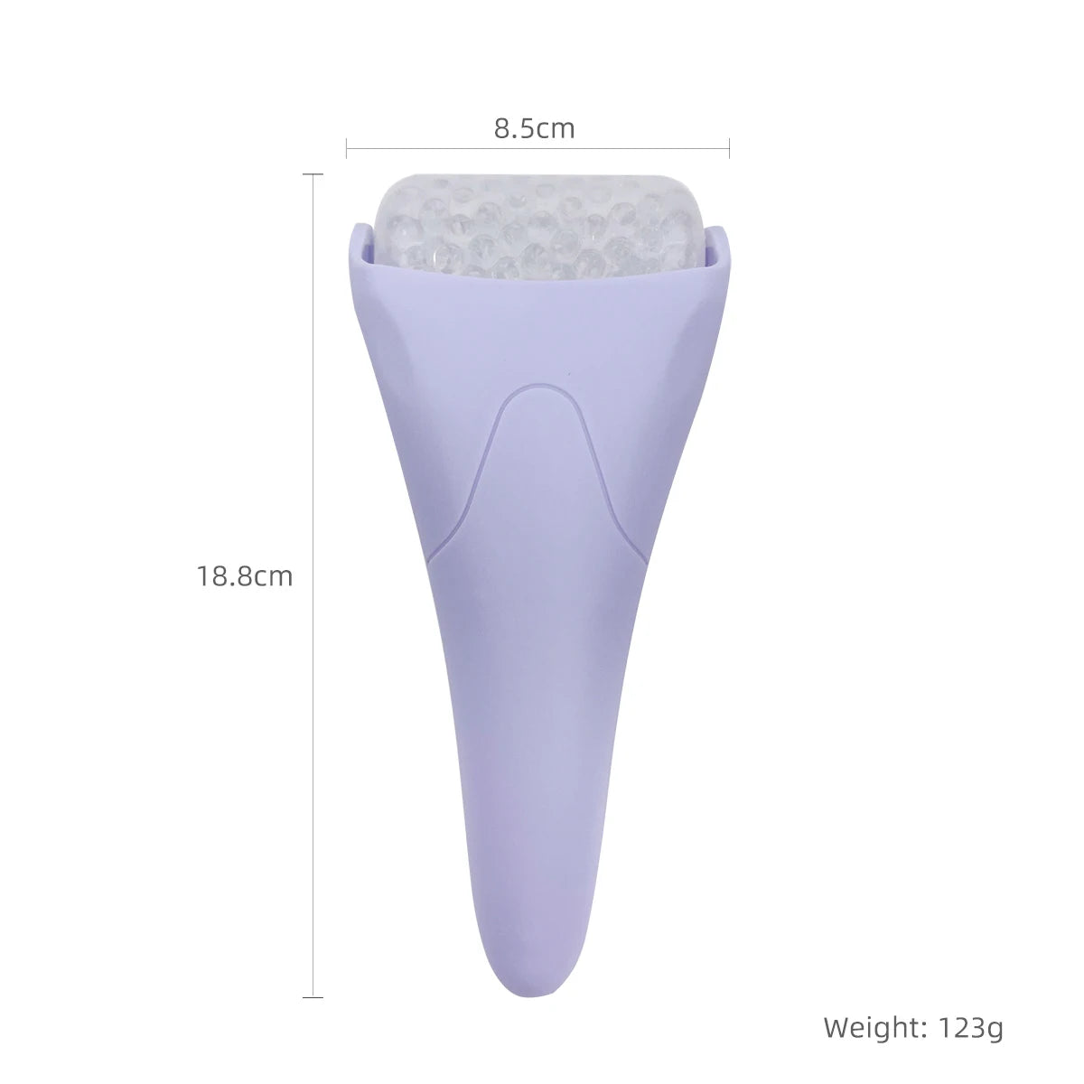 1PC Ice roller Massager, facial roller massage stick, ice compress care, cold compress roller, plastic handle facial massager -