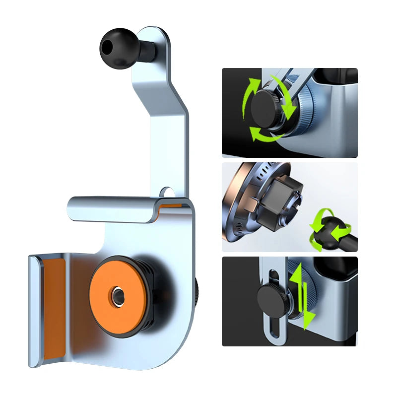 Universal Magnetic Car Phone Holder Charger Magsafe Car Cell Phone Holder Stand For iPhone 15 14 13 Smartphone Support Mount