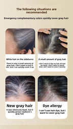 eelhoe 2-in-1 Hair Dye Stick with Comb – Temporary Hair Color Pen