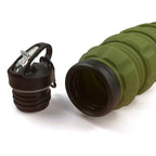 Food-Grade Silicone Folding Water Bottle – Retractable High-Temperature Resistant Sports & Camping Bottle 2025