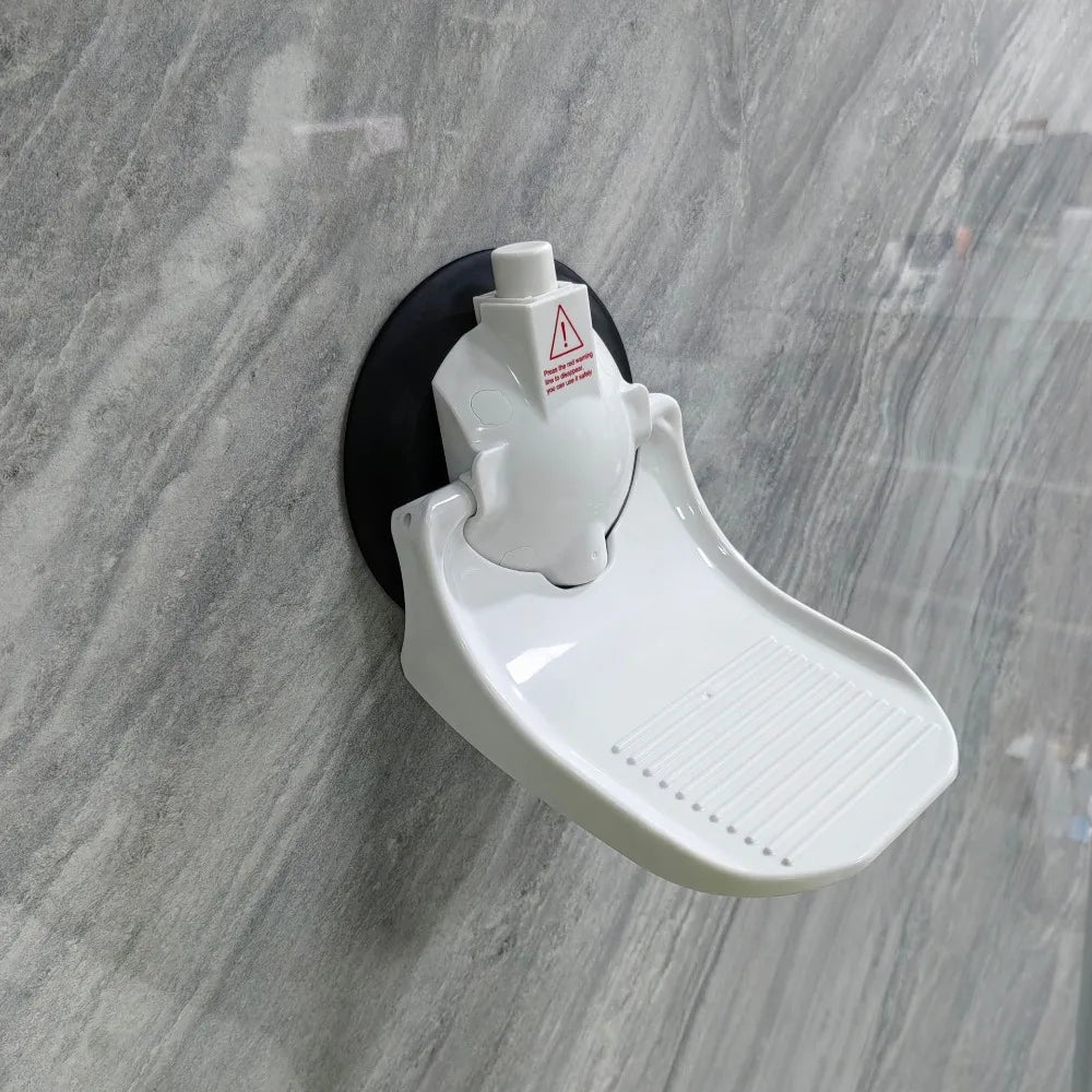 Bathroom suction cup foot pedal new product, bathroom bath foot pedal, home bathroom footstool board, tripod suction cup