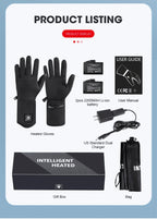 Savior Heat Electric Heated Glove Liners for Men Women Rechargeable Battery Heating Riding Ski Snowboarding  Cycling Thin Gloves