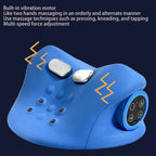 USB cervical massage pillow hot compress vibration comfortable massage