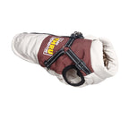 Dog Coat for Small Dogs Waterproof Dog Winter Jacket with Harness Puppy Cold Weather Coats Reflective Pet Vest with ZipperFleece