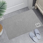 Diatomite Stone Bath Mat Diatomaceous Earth Bath Mat Rug Super Absorbent Non Slip 3.5MM Thickness Bathroom Mat Floor Bathtub Rug