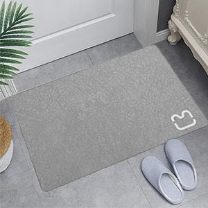 Diatomite Stone Bath Mat Diatomaceous Earth Bath Mat Rug Super Absorbent Non Slip 3.5MM Thickness Bathroom Mat Floor Bathtub Rug