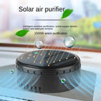 Solar Powered Car Air Purifier Ozone And Negative Ion Eliminate Odors Smoke Formaldehyde For Car Home Office And Travel