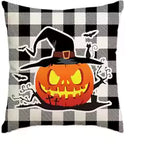 Halloween Pillow Covers – Trick or Treat, Spooky Castle & Jack-O’-Lantern Designs (Single-Sided)