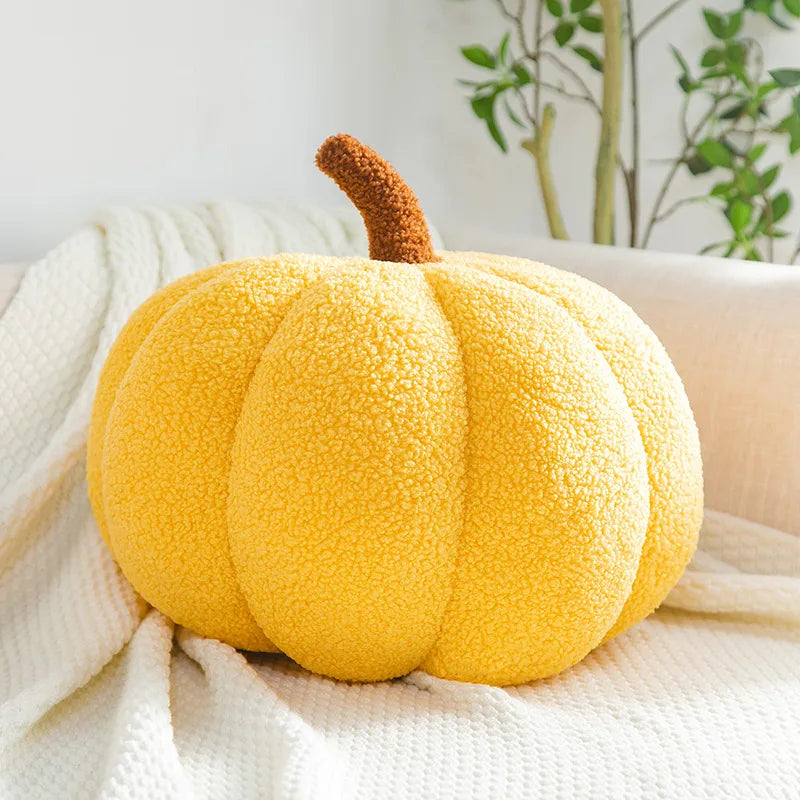 High Quality Soft Cute Pumpkin Shaped Pillow Nordic Style Room Decor Plush Sofa Living Room Bedside Bed Cushion 20/28/35cm