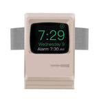 Simple Stand For Apple Watch 8-1 Charging Stand Retro Apple Watch Silicone Wireless Charging Simple Stand Home Bedside Base
