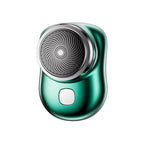 RESUXI Men’s Mini Electric Razor – Wet & Dry Rechargeable Shaver, Portable Pocket Rotary Beard Trimmer with Fast Charging