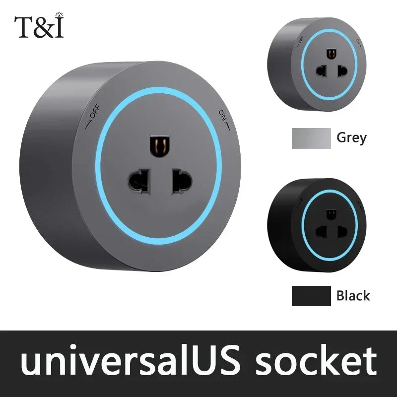 Wall Power Rail Socket – Kitchen Aluminum Expansion Socket 40cm / 50cm | Built-in Countertop Power Strip with Multiple Slots