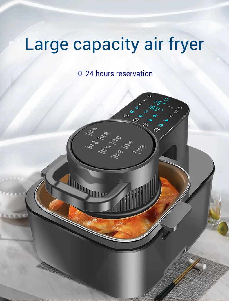 9L Smart Air Fryer with Large Capacity – Multi-Functional Touch Screen, Non-Stick Inner Pot, Oil-Free Cooking Oven 2025