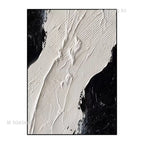 Modern Wall Painting Art Heavy Textured Thick 3D Abstract White Acrylic Painting Canvas Picture Art Hand Painted Wall Artwork