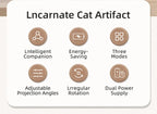 Cat Laser Toy Automatic Rechargeable Motion Random Activated Interactive Cat Toys for Indoor Cats/Dog/Kittne Slow and Fast Mode
