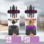 Rechargeable Electric Makeup Brush Cleaner – Automatic Cleaning, Quick Drying & UV Disinfection Tool