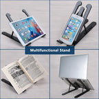 Foldable Laptop Stand – Portable & Adjustable Notebook Holder for Desk, Travel & Office 2025