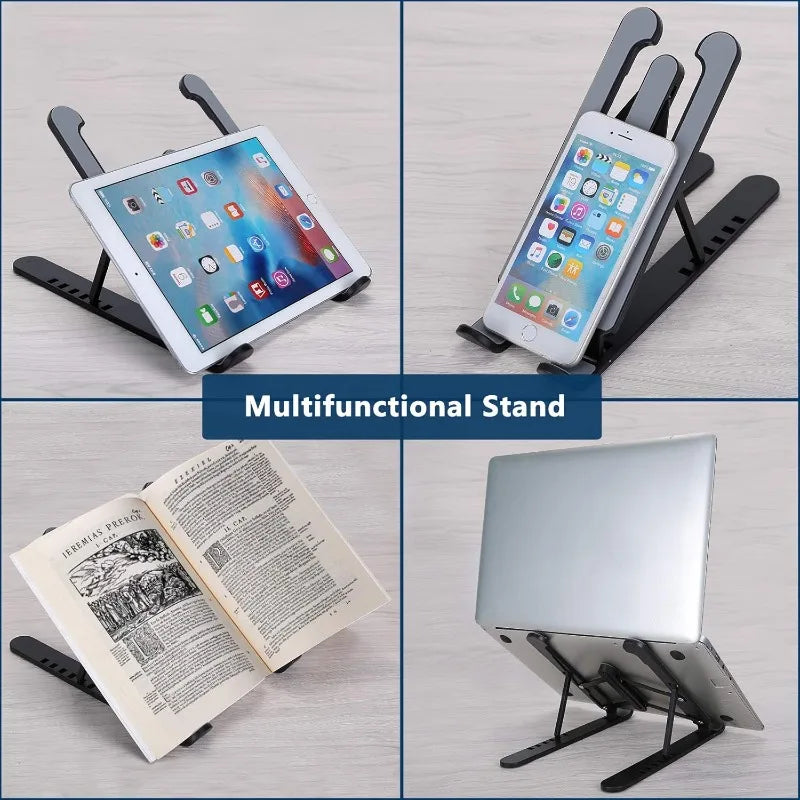 Foldable Laptop Stand – Portable & Adjustable Notebook Holder for Desk, Travel & Office 2025