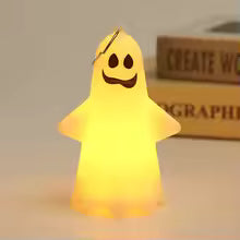 Halloween LED Candle Light – Hanging Ghost Party Decoration & Ornament